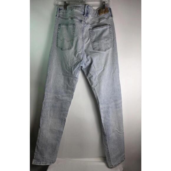 American Eagle Slim Straight Airflex 360 Jeans Blue Denim Men's 36X34 Pockets - Picture 6 of 9